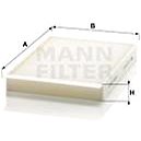 MANN-FILTER CU25002 for MERCEDES-BENZ vehicles - Cabin Air Filter