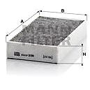 MANN-FILTER CUK2646-2 for MERCEDES-BENZ vehicles - Cabin Air Filter