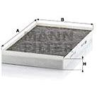 MANN-FILTER CUK3540 for MERCEDES-BENZ vehicles - Cabin Air Filter