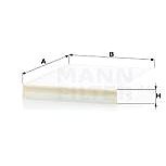 MANN-FILTER CU3780 for MERCEDES-BENZ vehicles - Cabin Air Filter