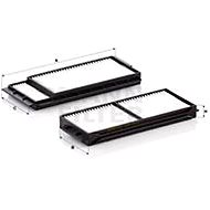 MANN-FILTER CU22001-2 for MAZDA vehicles - Cabin Air Filter