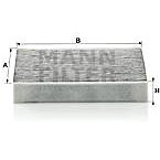 MANN-FILTER CUK2030 for JAGUAR vehicles - Cabin Air Filter