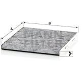 MANN-FILTER CUK2336 for HYUNDAI; KIA - Cabin Air Filter