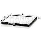 MANN-FILTER CU1910 for HYUNDAI; KIA - Cabin Air Filter