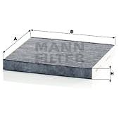 MANN-FILTER CUK2362 for HYUNDAI; KIA - Cabin Air Filter