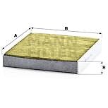 MANN-FILTER FP2440 for FORD; VOLVO - Cabin Air Filter