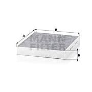 MANN-FILTER CUK2559 for FORD vehicles - Cabin Air Filter