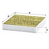MANN-FILTER FP2559 for FORD vehicles - Cabin Air Filter