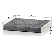 MANN-FILTER CUK22013 for FORD vehicles - Cabin Air Filter