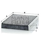 MANN-FILTER CUK2433 for FORD vehicles - Cabin Air Filter