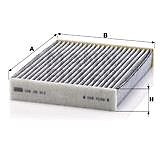 MANN-FILTER CUK25012 for DACIA; NISSAN; RENAULT - Cabin Air Filter