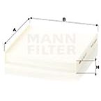 MANN-FILTER CU22011 for DACIA; LADA; NISSAN; RENAULT - Cabin Air Filter