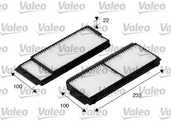 VALEO 698892 for CITROËN; - Cabin Air Filter