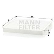 MANN-FILTER CU2544 for CITROËN; FIAT; PEUGEOT - Cabin Air Filter