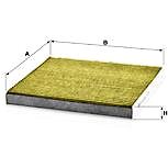 MANN-FILTER FP2544 for CITROËN; FIAT; PEUGEOT - Cabin Air Filter