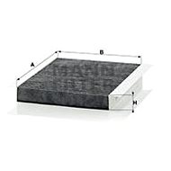 MANN-FILTER CUK2680 for CITROËN vehicles - Cabin Air Filter