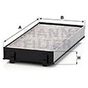 MANN-FILTER CUK2941-2 for BMW vehicles - Cabin Air Filter