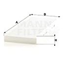 MANN-FILTER CU3955 for AUDI; VW - Cabin Air Filter