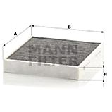 MANN-FILTER CUK26010 for AUDI; SEAT; SKODA; VW - Cabin Air Filter