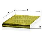 MANN-FILTER FP2882 for AUDI; SEAT; SKODA; VW - Cabin Air Filter
