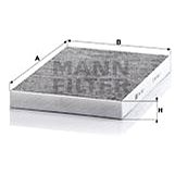 MANN-FILTER CUK3037 for AUDI; SEAT - Cabin Air Filter