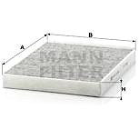 MANN-FILTER CUK2842 for AUDI; PORSCHE; VW - Cabin Air Filter