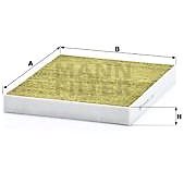 MANN-FILTER FP2842 for AUDI; PORSCHE; VW - Cabin Air Filter