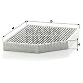 MANN-FILTER CUK2450 for AUDI; PORSCHE - Cabin Air Filter