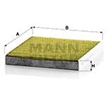 MANN-FILTER FP26009 for AUDI; MAN; SEAT; SKODA; VW - Cabin Air Filter