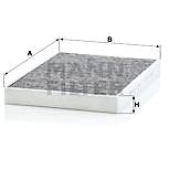 MANN-FILTER CUK31003 for AUDI; BENTLEY; PORSCHE; VW - Cabin Air Filter