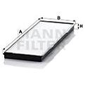 MANN-FILTER CU37001 - Cabin Air Filter
