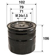 VALEO 586025 for TOYOTA vehicles - Oil Filter