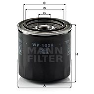 MANN-FILTER WP1026 for TOYOTA vehicles - Oil Filter