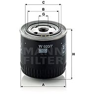 MANN-FILTER W920/7 for SEAT vehicles - Oil Filter