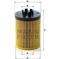 MANN-FILTER HU712/8x - Olajszűrő