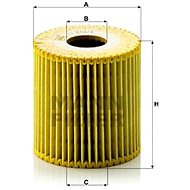 MANN-FILTER HU819/1x for NISSAN vehicles - Oil Filter