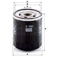 MANN-FILTER W7061 for MAZDA vehicles - Oil Filter
