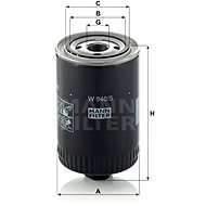 MANN-FILTER W940/5 for LAMBORGHINI cars - Oil Filter