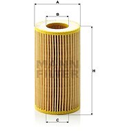 MANN-FILTER HU718/1k for JEEP, MERCEDES-BENZ - Oil Filter