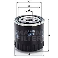 MANN-FILTER W8013 for INFINITI, NISSAN, RENAULT, SUZUKI - Oil Filter