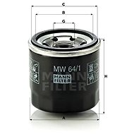 MANN-FILTER MW64/1 for HONDA MOTORCYCLES - Oil Filter