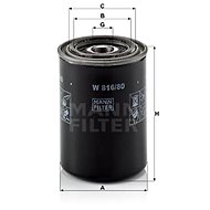 MANN-FILTER W816/80 for DAIHATSU, MITSUBISHI - Oil Filter