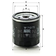MANN-FILTER W712/75 - Olajszűrő
