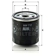MANN-FILTER MW712 for BMW MOTORCYCLES - Oil Filter