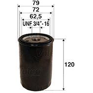 VALEO 586029 for AUDI, SEAT, SKODA, VW - Oil Filter