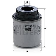 MANN-FILTER W712/94 - Olajszűrő