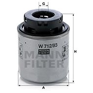 MANN-FILTER W712/93 - Olajszűrő