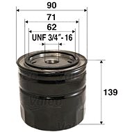 VALEO 586043 for AUDI, FORD, SEAT, VW - Oil Filter