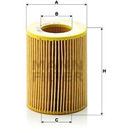 MANN-FILTER HU925/4x for ALPINA, BMW, WIESMANN - Oil Filter