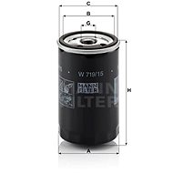 MANN-FILTER W719/15 for BMW, CITROËN - Oil Filter